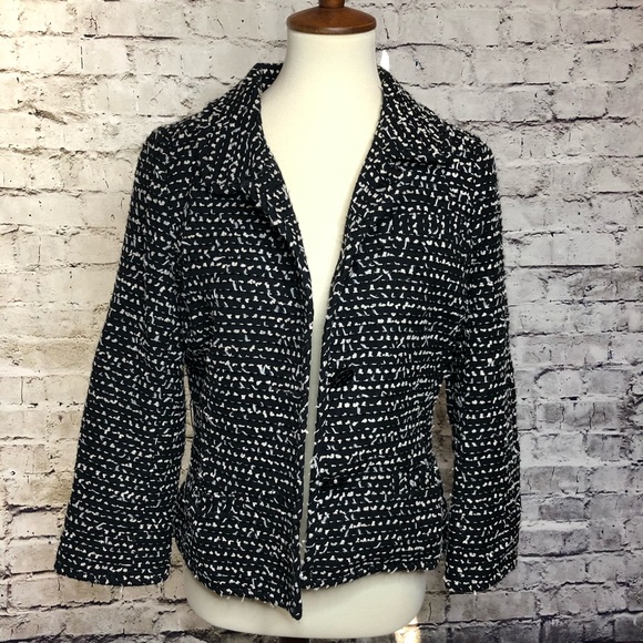 6 Kate spade black tweed blazer